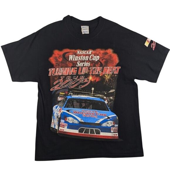 Nascar Winston Cup Series Turning Up The Heat Tour 2003 Vintage Y2K Shirt Large - Picture 1 of 7